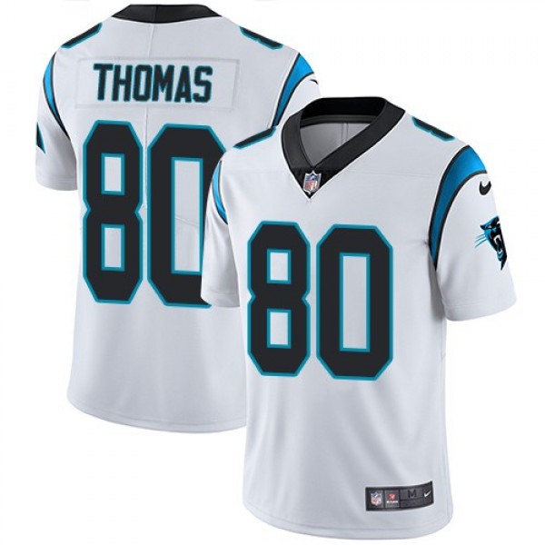Nike Panthers #80 Ian Thomas White Men's Stitched NFL Vapor Untouchable Limited Jersey