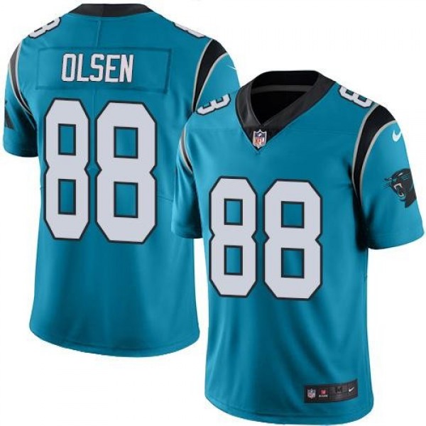 Nike Panthers #88 Greg Olsen Blue Alternate Men's Stitched NFL Vapor Untouchable Limited Jersey