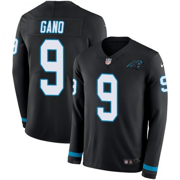 سأشارك Nike Panthers #9 Graham Gano Black Team Color Men's Stitched NFL ... سأشارك