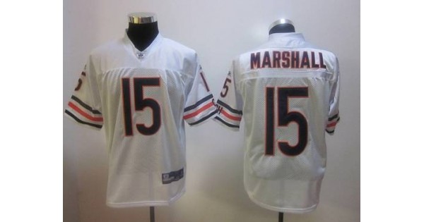 شخصية البطل Bears #15 Brandon Marshall White Stitched NFL Jersey,NFL Jersey 4xl شخصية البطل