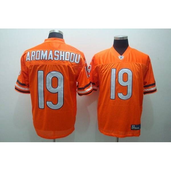 Bears #19 Devin Aromashodu Orange Stitched NFL Jersey