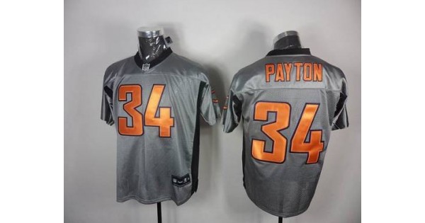 بودرة فريش Bears #34 Walter Payton Grey Shadow Stitched NFL Jersey,NFL Jersey ... بودرة فريش
