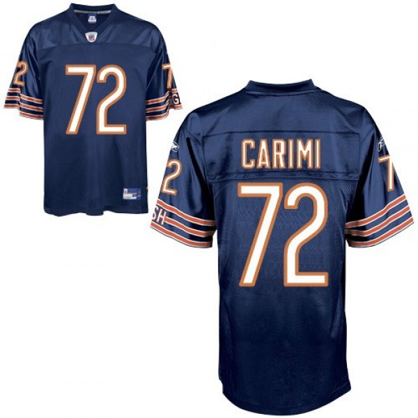 Bears #72 Gabe Carimi Blue Stitched NFL Jersey