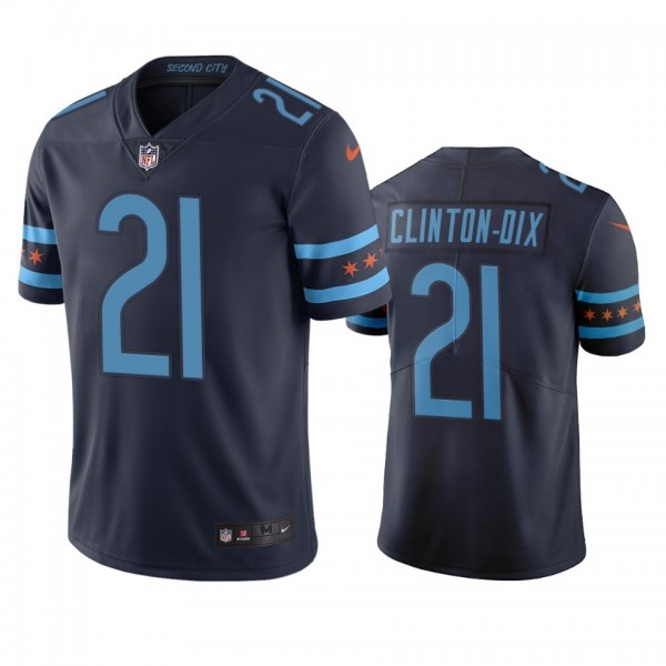 Chicago Bears #21 Ha Ha Clinton-Dix Navy Vapor Limited City Edition NFL Jersey