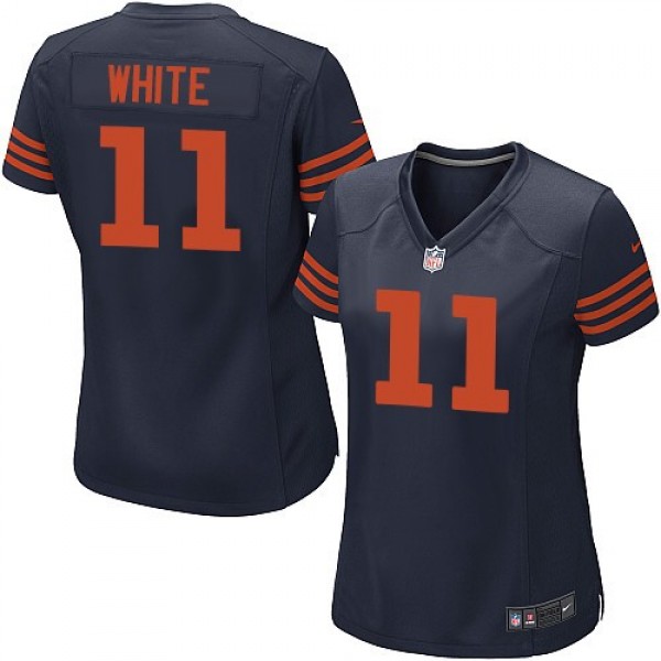 Women's Bears #11 Kevin White Navy Blue Alternate Stitched NFL Elite Jersey