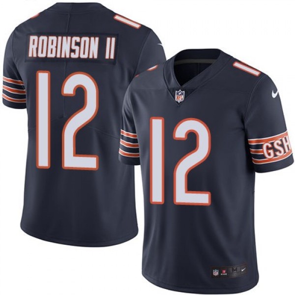 Nike Bears #12 Allen Robinson II Navy Blue Team Color Men's Stitched NFL Vapor Untouchable Limited Jersey