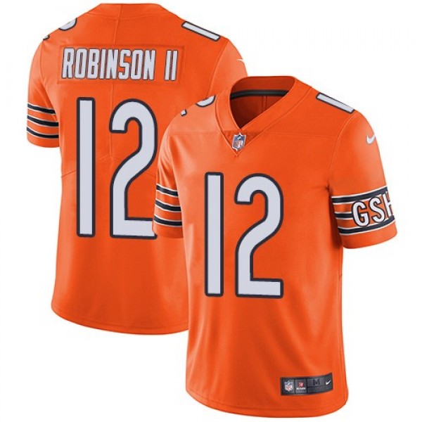 Nike Bears #12 Allen Robinson II Orange Men's Stitched NFL Limited Rush Jersey