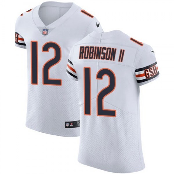 Nike Bears #12 Allen Robinson II White Men's Stitched NFL Vapor Untouchable Elite Jersey