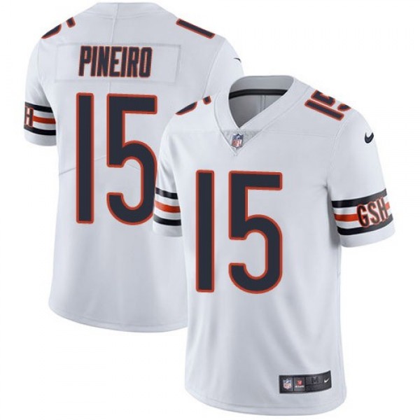 Nike Bears #15 Eddy Pineiro White Men's Stitched NFL Vapor Untouchable Limited Jersey