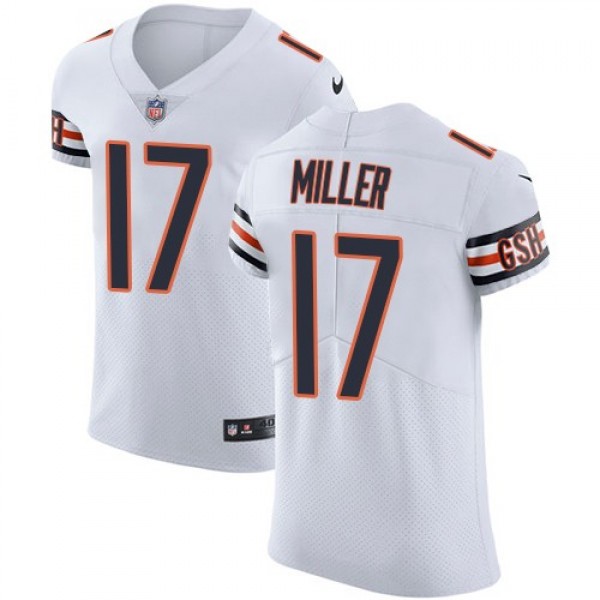 Nike Bears #17 Anthony Miller White Men's Stitched NFL Vapor Untouchable Elite Jersey