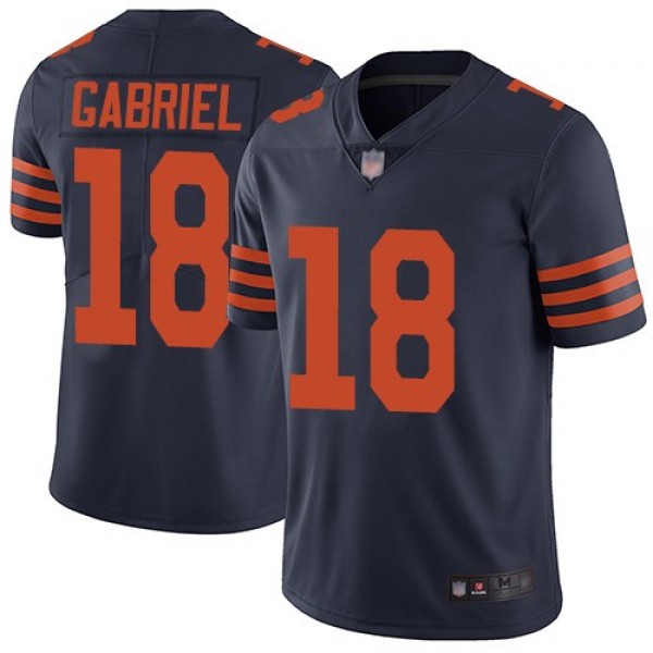 Nike Bears #18 Taylor Gabriel Navy Blue Alternate Men's Stitched NFL Vapor Untouchable Limited Jersey
