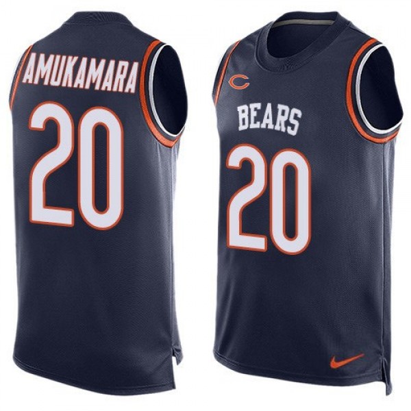 Nike Bears #20 Prince Amukamara Navy Blue Team Color Men's Stitched NFL Limited Tank Top Jersey