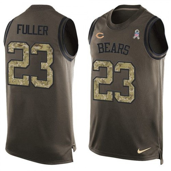 Nike Bears #23 Kyle Fuller Green Men's Stitched NFL Limited Salute To Service Tank Top Jersey