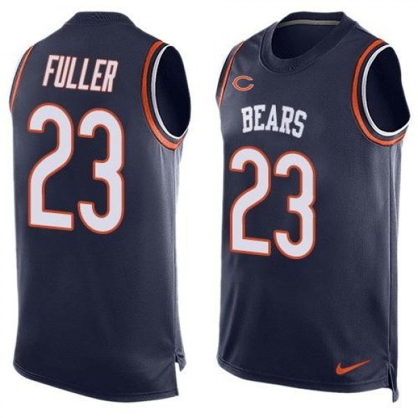 Nike Bears #23 Kyle Fuller Navy Blue Team Color Men's Stitched NFL Limited Tank Top Jersey