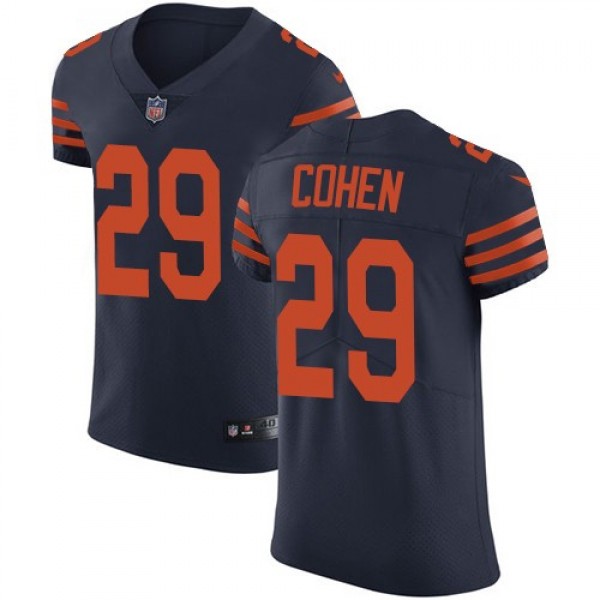 Nike Bears #29 Tarik Cohen Navy Blue Alternate Men's Stitched NFL Vapor Untouchable Elite Jersey