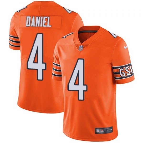 Nike Bears #4 Chase Daniel Orange Men's Stitched NFL Limited Rush Jersey