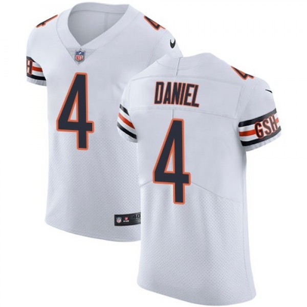 Nike Bears #4 Chase Daniel White Men's Stitched NFL Vapor Untouchable Elite Jersey