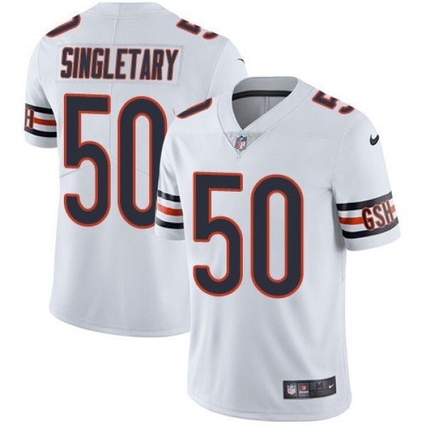 Nike Bears #50 Mike Singletary White Men's Stitched NFL Vapor Untouchable Limited Jersey