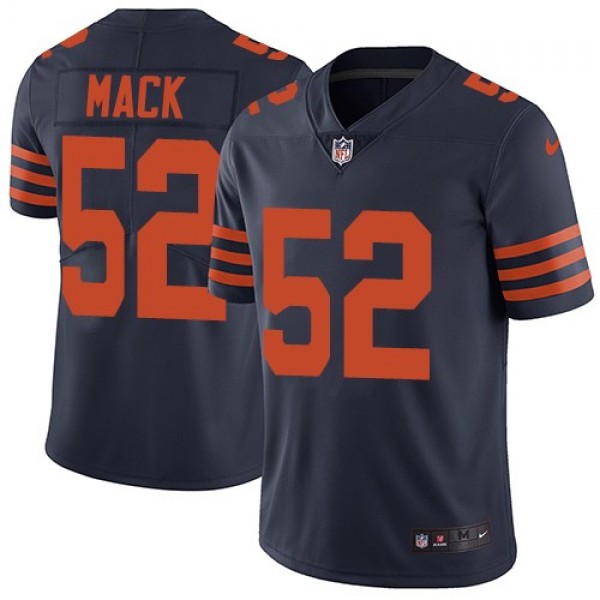 Nike Bears #52 Khalil Mack Navy Blue Alternate Men's Stitched NFL Vapor Untouchable Limited Jersey