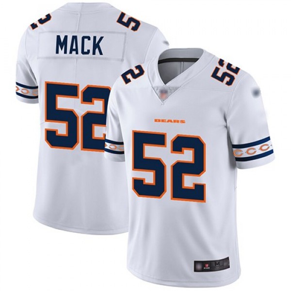 Nike Bears #52 Khalil Mack White Men's Stitched NFL Limited Team Logo Fashion Jersey