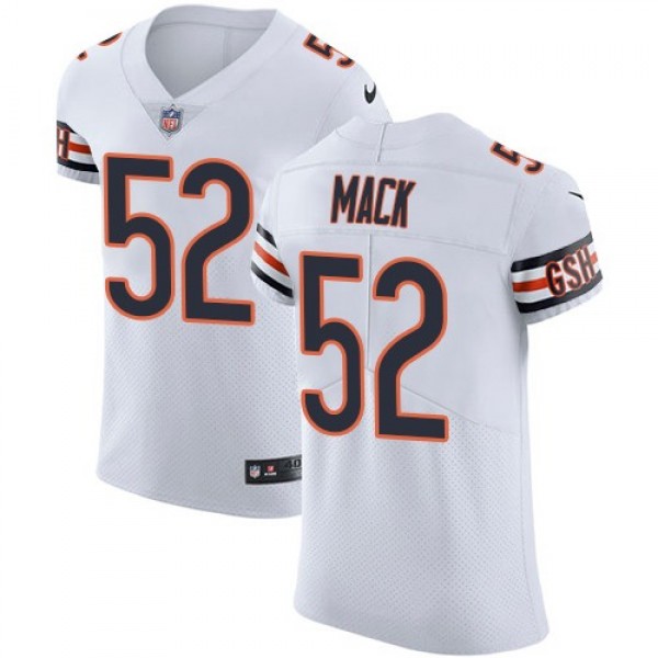 Nike Bears #52 Khalil Mack White Men's Stitched NFL Vapor Untouchable Elite Jersey