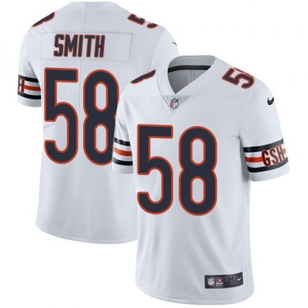 Nike Bears #58 Roquan Smith White Men's Stitched NFL Vapor Untouchable Limited Jersey