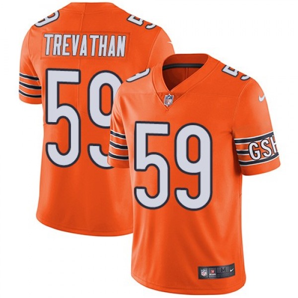 Nike Bears #59 Danny Trevathan Orange Men's Stitched NFL Limited Rush Jersey