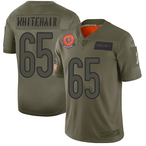 Nike Bears #65 Cody Whitehair Camo Men's Stitched NFL Limited 2019 Salute To Service Jersey