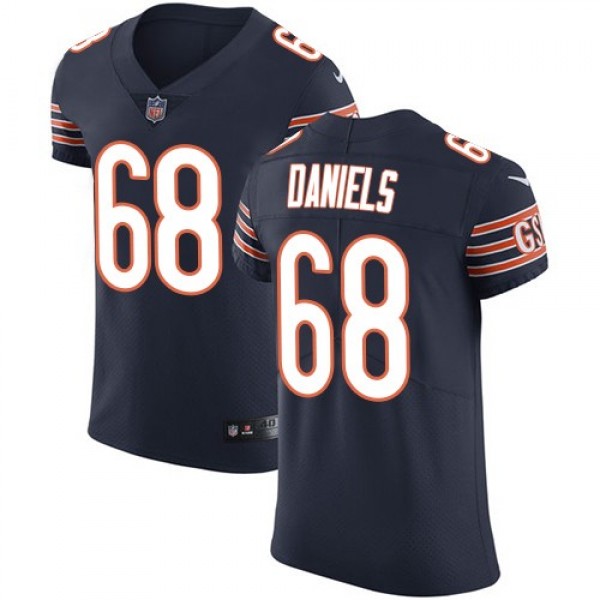 Nike Bears #68 James Daniels Navy Blue Team Color Men's Stitched NFL Vapor Untouchable Elite Jersey