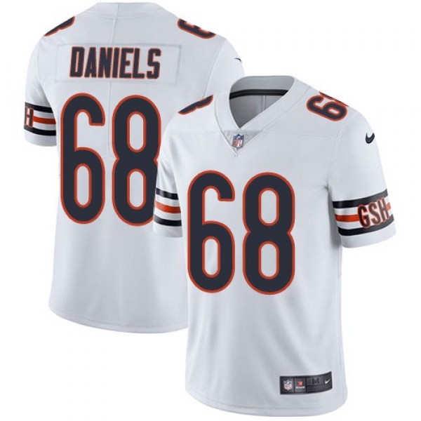 Nike Bears #68 James Daniels White Men's Stitched NFL Vapor Untouchable Limited Jersey