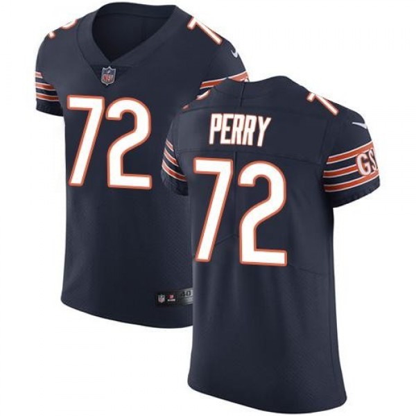 Nike Bears #72 William Perry Navy Blue Team Color Men's Stitched NFL Vapor Untouchable Elite Jersey