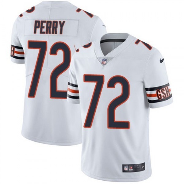 Nike Bears #72 William Perry White Men's Stitched NFL Vapor Untouchable Limited Jersey