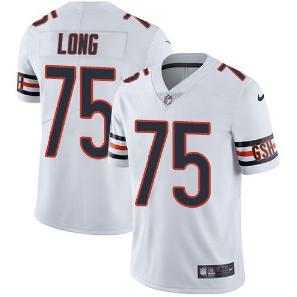 Nike Bears #75 Kyle Long White Men's Stitched NFL Vapor Untouchable Limited Jersey