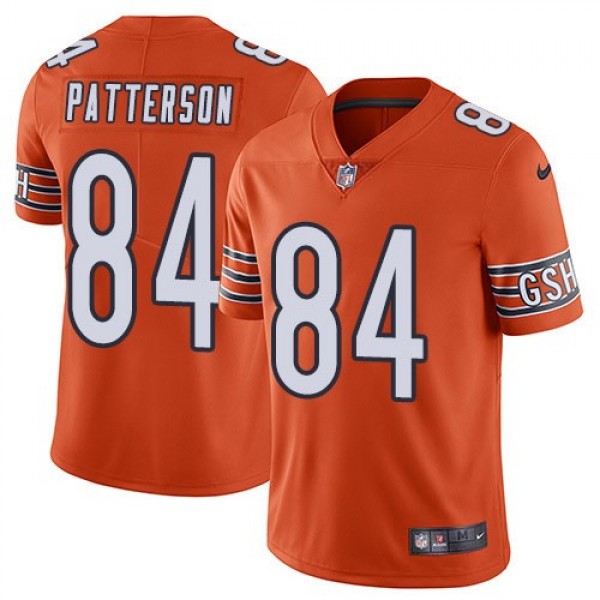 Nike Bears #84 Cordarrelle Patterson Orange Men's Stitched NFL Limited Rush Jersey