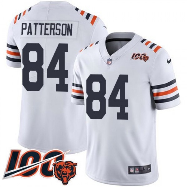 Nike Bears #84 Cordarrelle Patterson White Alternate Men's Stitched NFL Vapor Untouchable Limited 100th Season Jersey