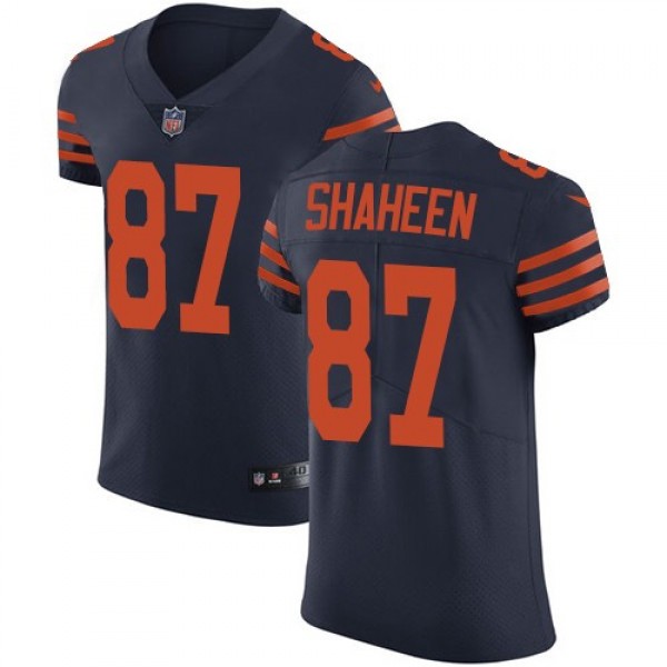 Nike Bears #87 Adam Shaheen Navy Blue Alternate Men's Stitched NFL Vapor Untouchable Elite Jersey