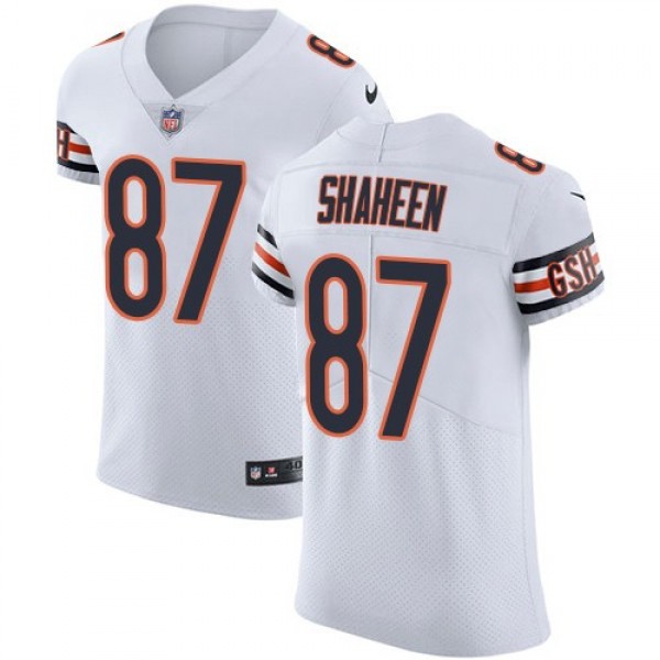 Nike Bears #87 Adam Shaheen White Men's Stitched NFL Vapor Untouchable Elite Jersey