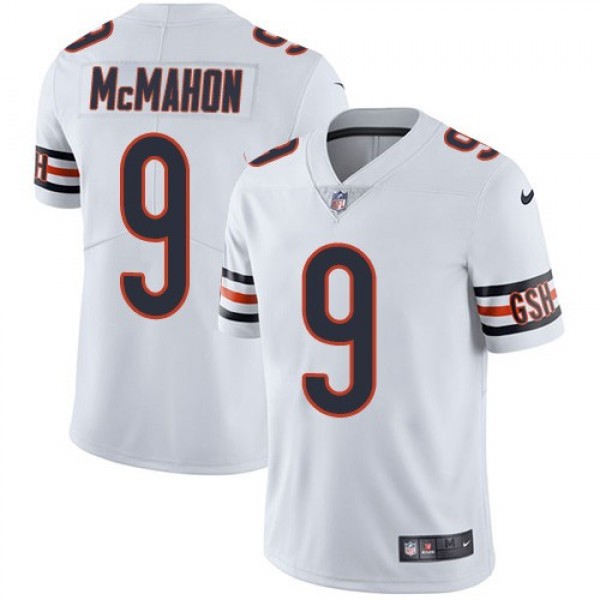Nike Bears #9 Jim McMahon White Men's Stitched NFL Vapor Untouchable Limited Jersey
