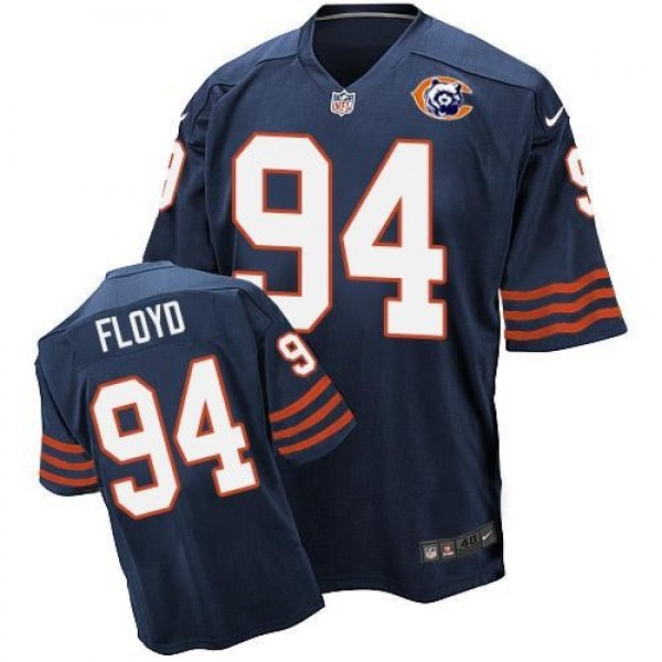 Nike Bears #94 Leonard Floyd Navy Blue Throwback Men's Stitched NFL Elite Jersey