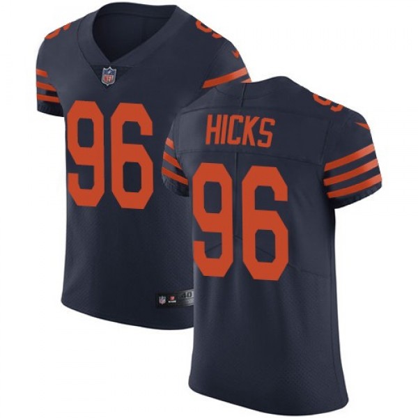 Nike Bears #96 Akiem Hicks Navy Blue Alternate Men's Stitched NFL Vapor Untouchable Elite Jersey