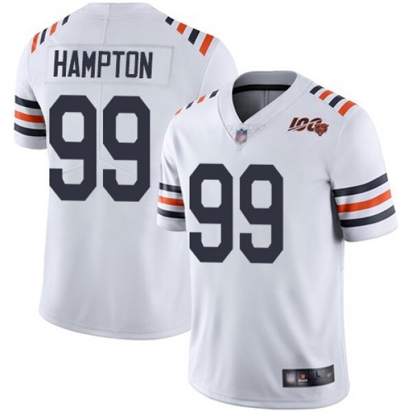 Nike Bears #99 Dan Hampton White Alternate Men's Stitched NFL Vapor Untouchable Limited 100th Season Jersey