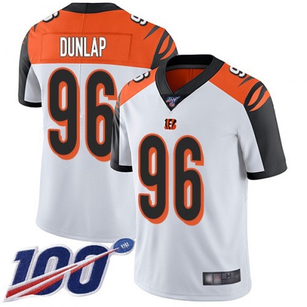 لعبة باتل فيلد Nike Bengals #96 Carlos Dunlap Orange Alternate Women's Stitched NFL 100th Season Vapor Limited Jersey دانجو