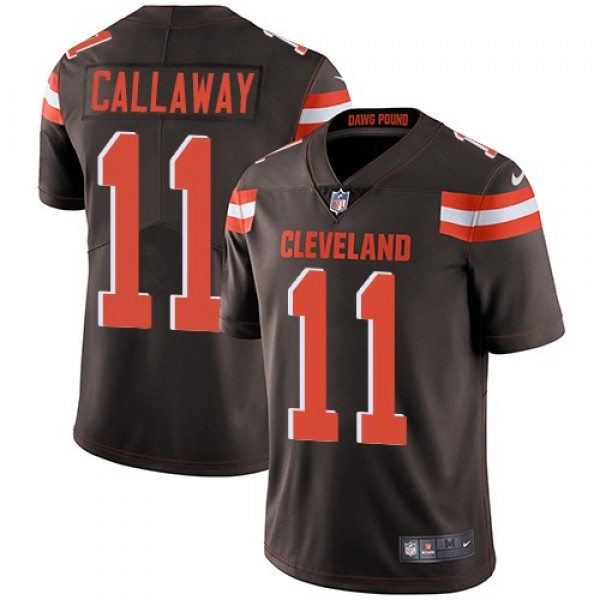 Nike Browns #11 Antonio Callaway Brown Team Color Men's Stitched NFL Vapor Untouchable Limited Jersey