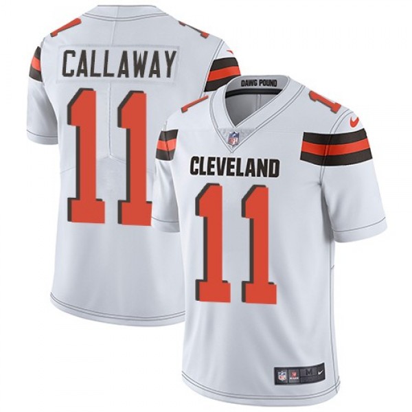 Nike Browns #11 Antonio Callaway White Men's Stitched NFL Vapor Untouchable Limited Jersey