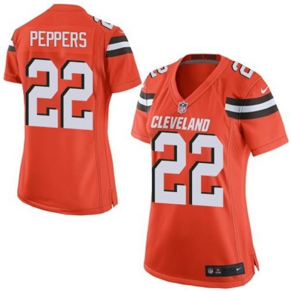 كوتاج Women's Browns #22 Jabrill Peppers Orange Alternate Stitched NFL ... كوتاج