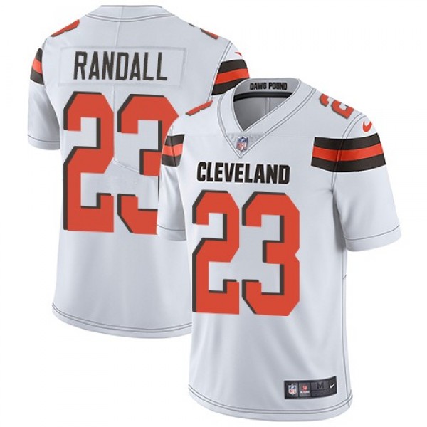 Nike Browns #23 Damarious Randall White Men's Stitched NFL Vapor Untouchable Limited Jersey