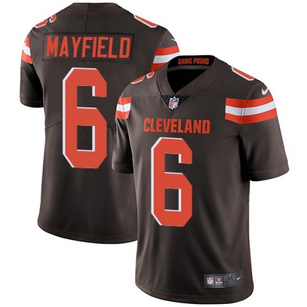 Nike Browns #6 Baker Mayfield Brown Team Color Men's Stitched NFL Vapor Untouchable Limited Jersey