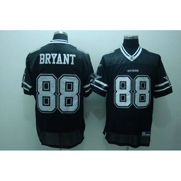 Cowboys #88 Dez Bryant Black Shadow Stitched NFL Jersey