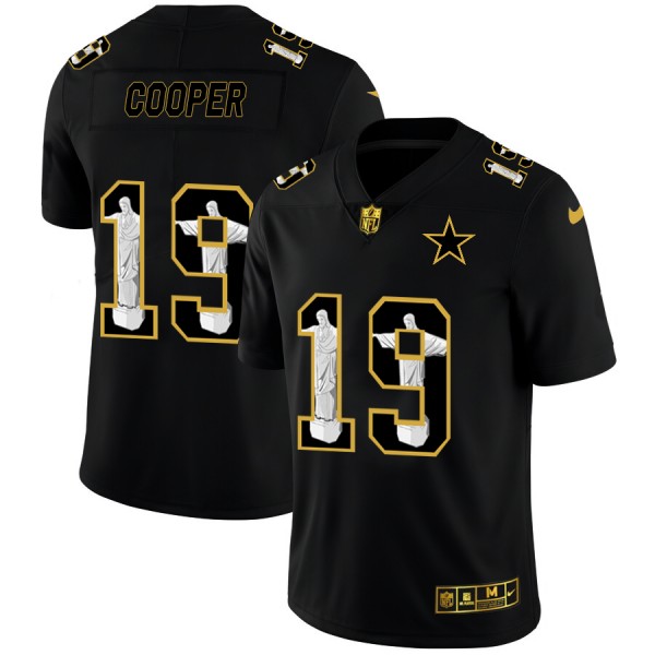 Dallas Cowboys #19 Amari Cooper Nike Carbon Black Vapor Cristo Redentor Limited NFL Jersey