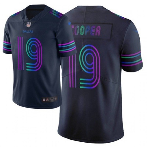 Nike Cowboys #19 Amari Cooper Navy Men's Stitched NFL Limited City Edition Jersey
